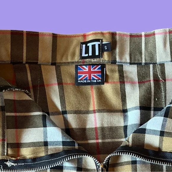 4/45$ Plaid Tartan Mini Skirt | Love Too True - Picture 3 of 4